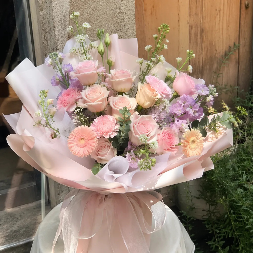 Bó hoa pastel hợp dịp nào và vì sao được ưa chuộng trên mạng xã hội?