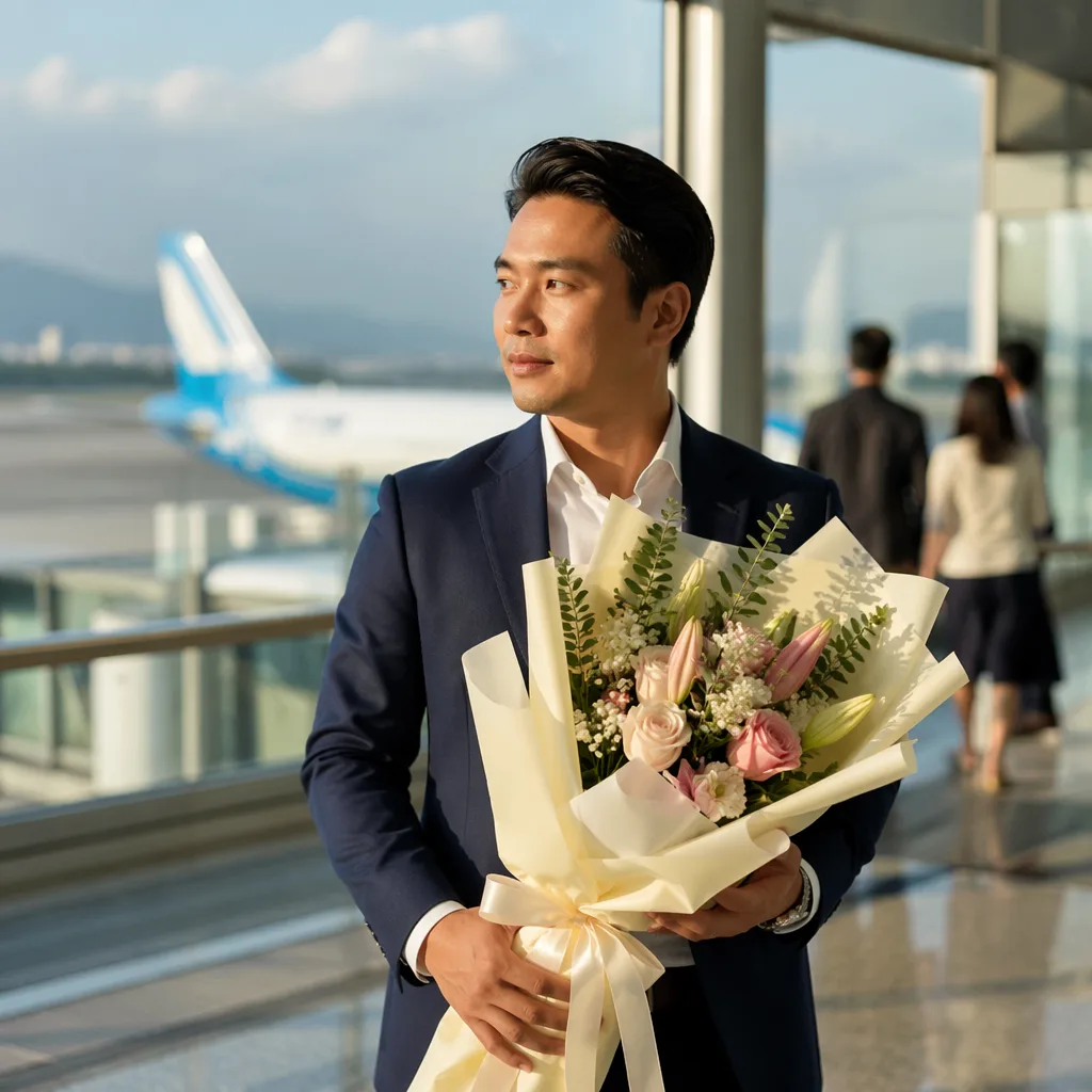 Bảo quản hoa trên máy bay Đà Nẵng - Hà Nội