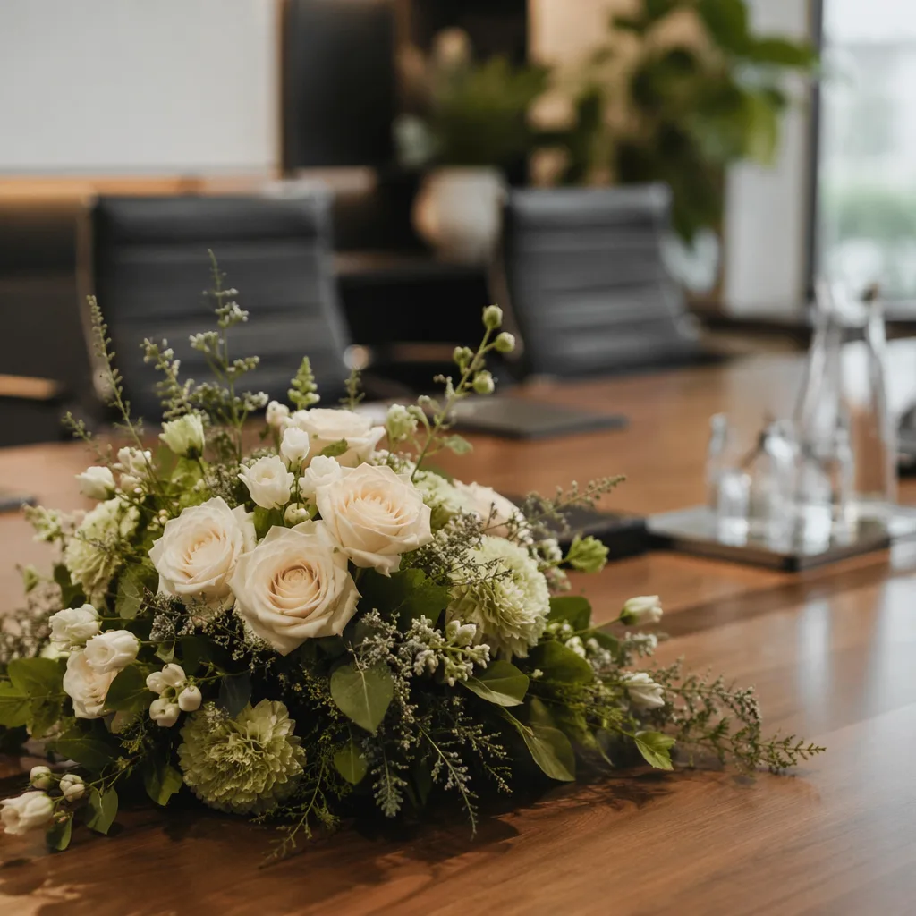 Cách cắm hoa phòng họp Đà Nẵng cho meeting room 2026 - hình 1