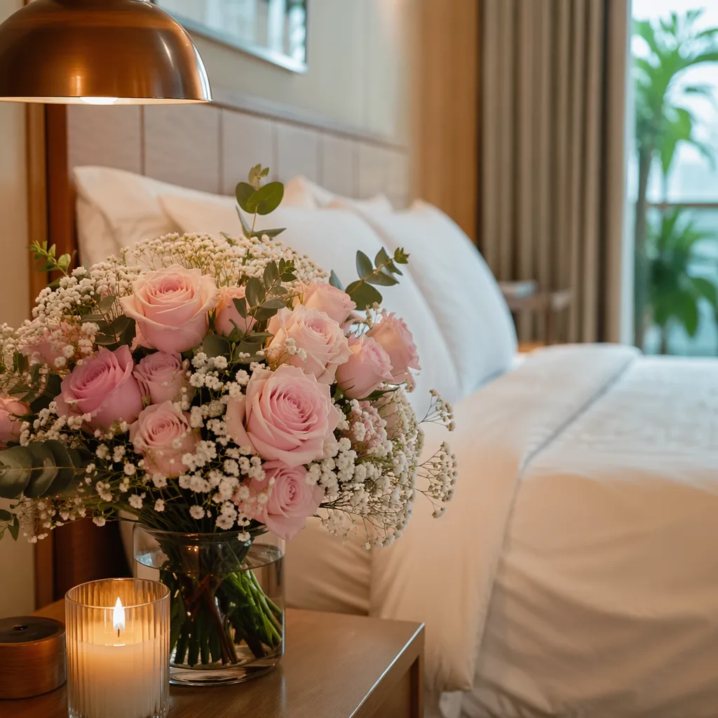 Hoa phòng ngủ Đà Nẵng: cách cắm Master Bedroom 2026