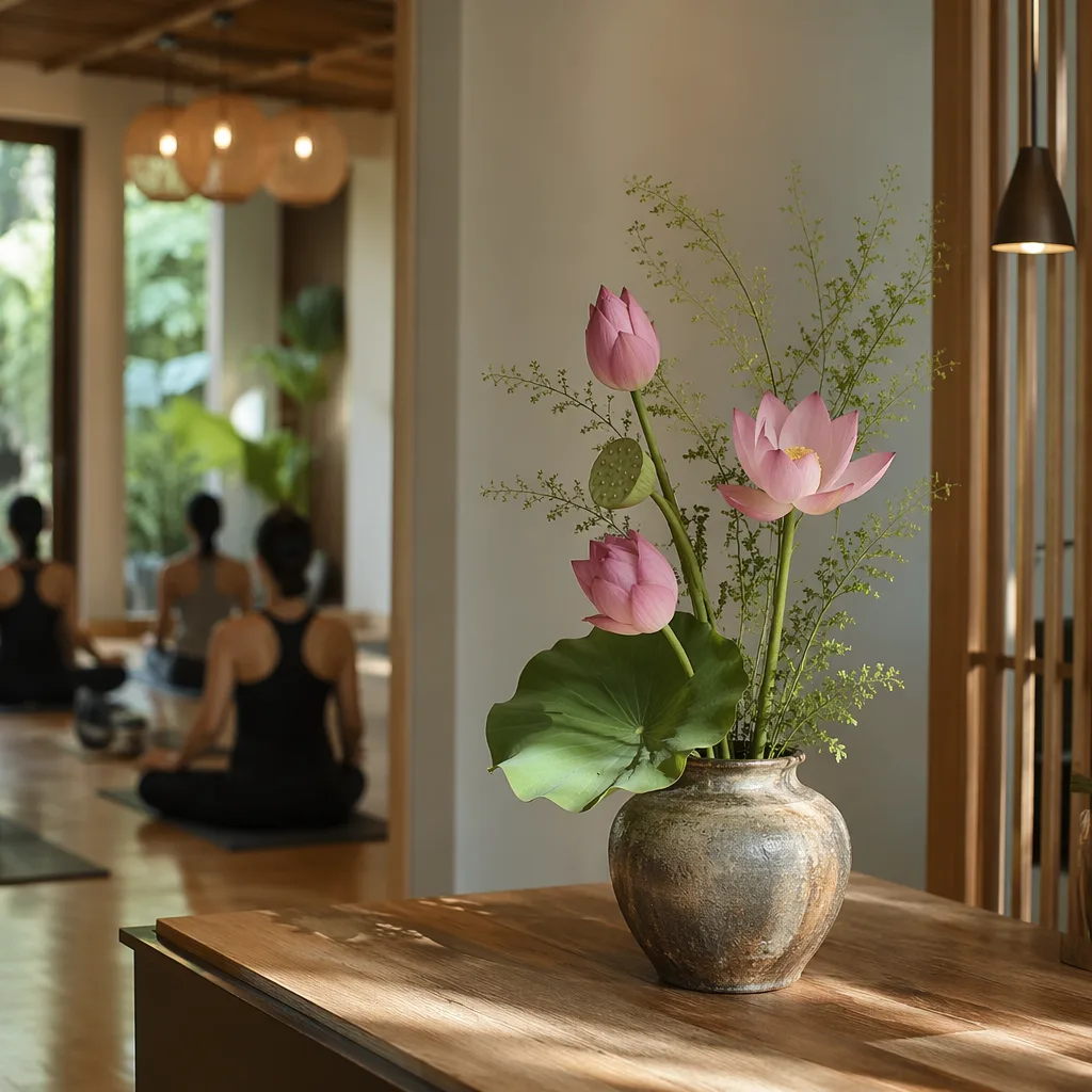 Hoa yoga studio Đà Nẵng: cắm zen style 2026