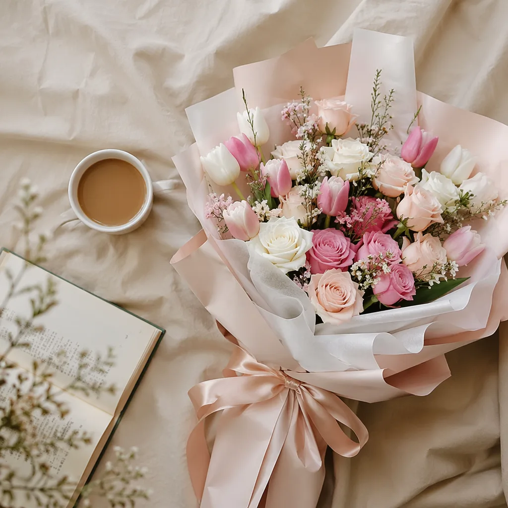 Chụp ảnh bó hoa Instagram aesthetic 2026 ở Đà Nẵng - hình 1
