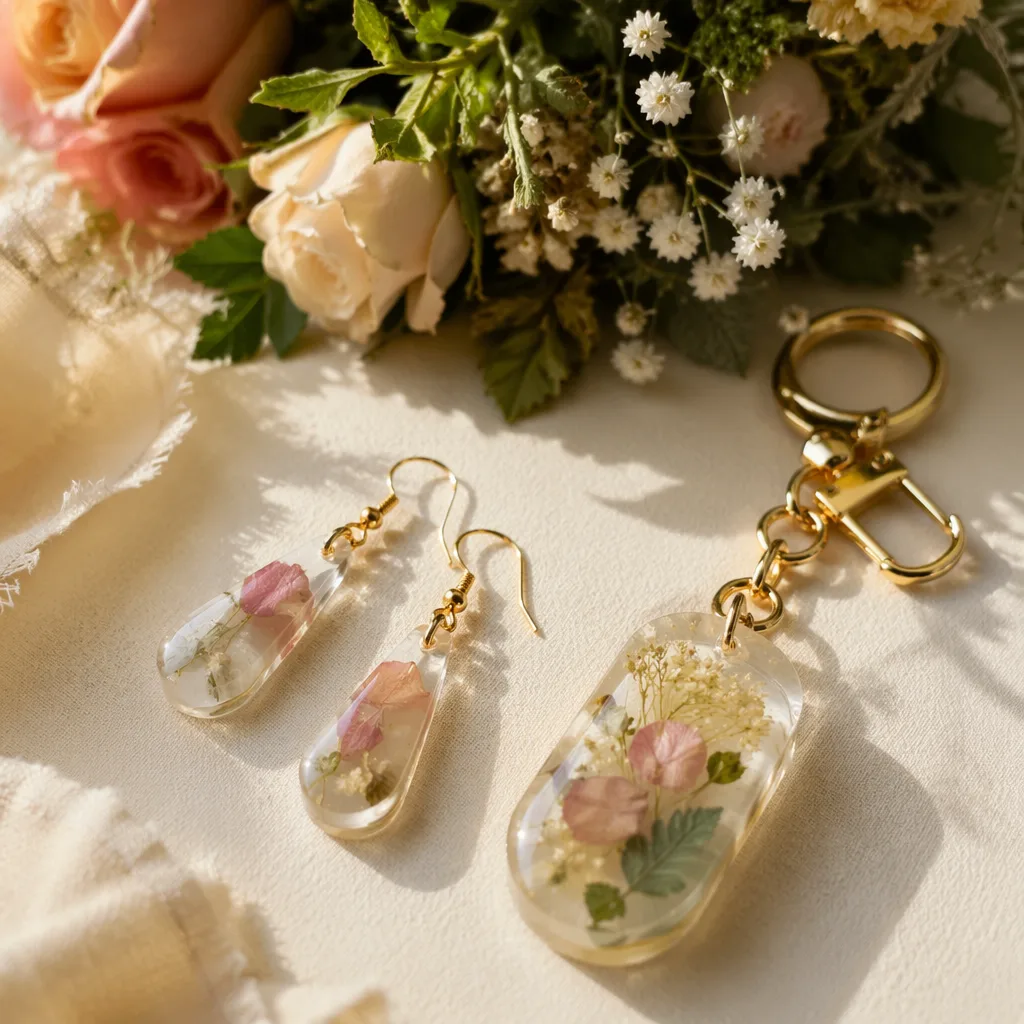 Resin hoa trang sức Đà Nẵng: lưu niệm handmade 2026 - hình 2