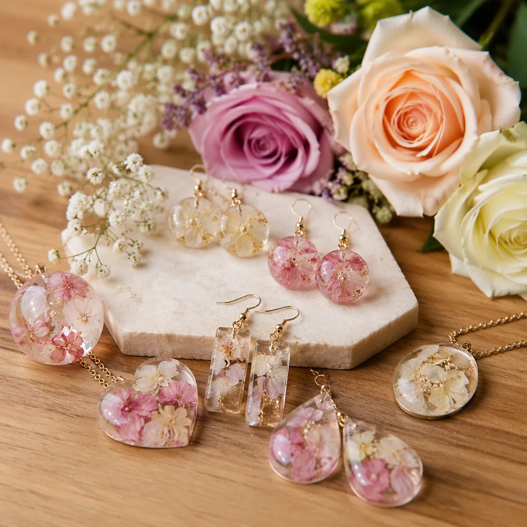 Resin hoa trang sức Đà Nẵng: lưu niệm handmade 2026