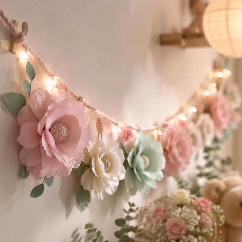 Cách làm flower garland Đà Nẵng treo phòng trẻ em - hình 1