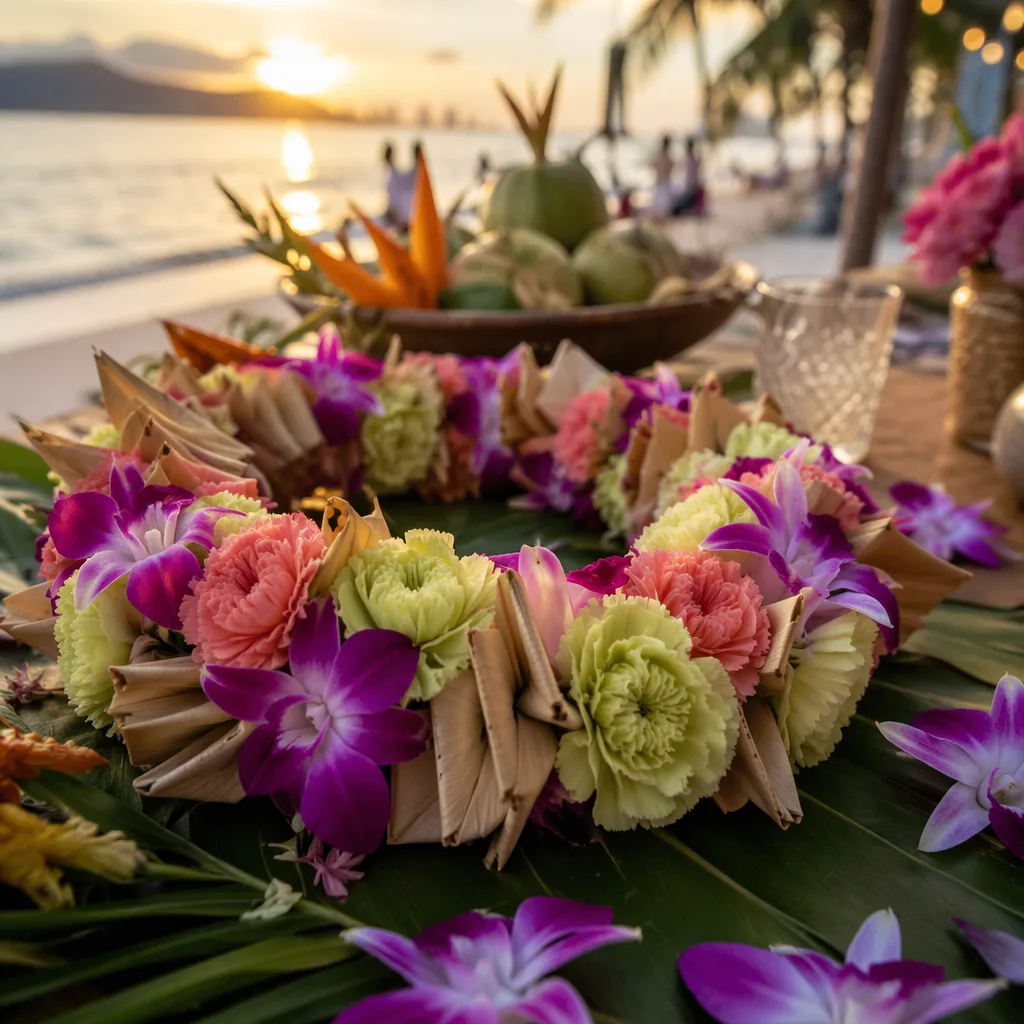 Cách làm hawaiian lei Đà Nẵng cho tiệc Tropical 2026