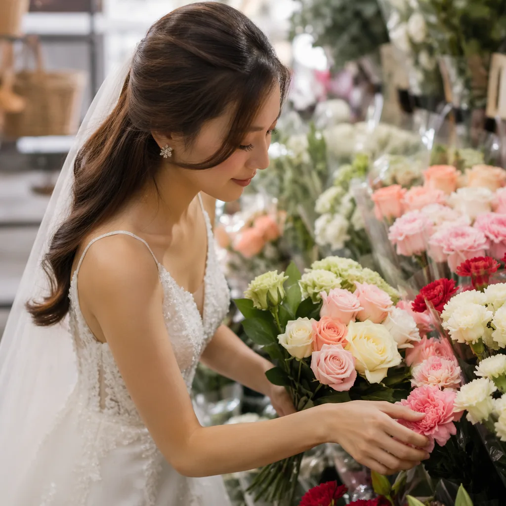 DIY bó hoa cưới siêu thị cho đám cưới vintage tiết kiệm - hình 1