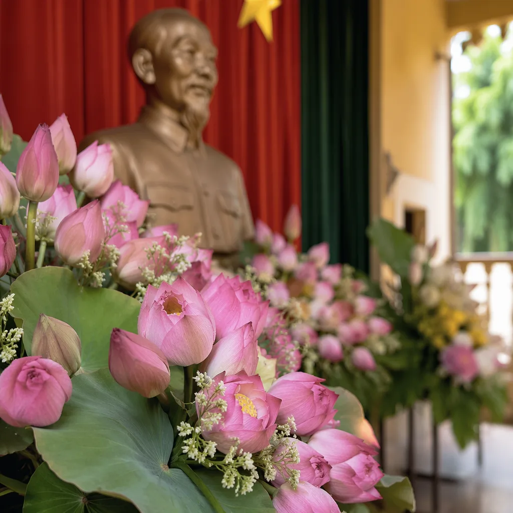 Hoa 19/5 Sinh nhật Bác: Trang trí trường học, lễ kết nạp Đội - hình 1
