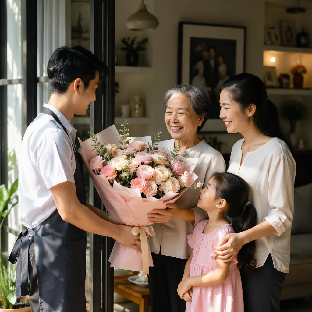 Hoa Ngày Gia đình 28/6: Bó hoa cho cả nhà 3 thế hệ - hình 4
