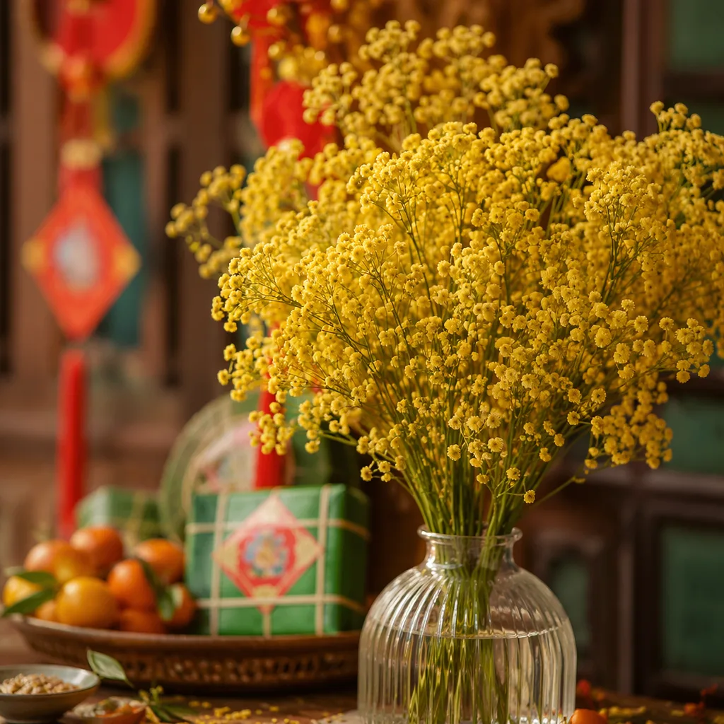 Hoa baby vàng: trang trí quý ấm, bền 5-7 ngày - hình 1