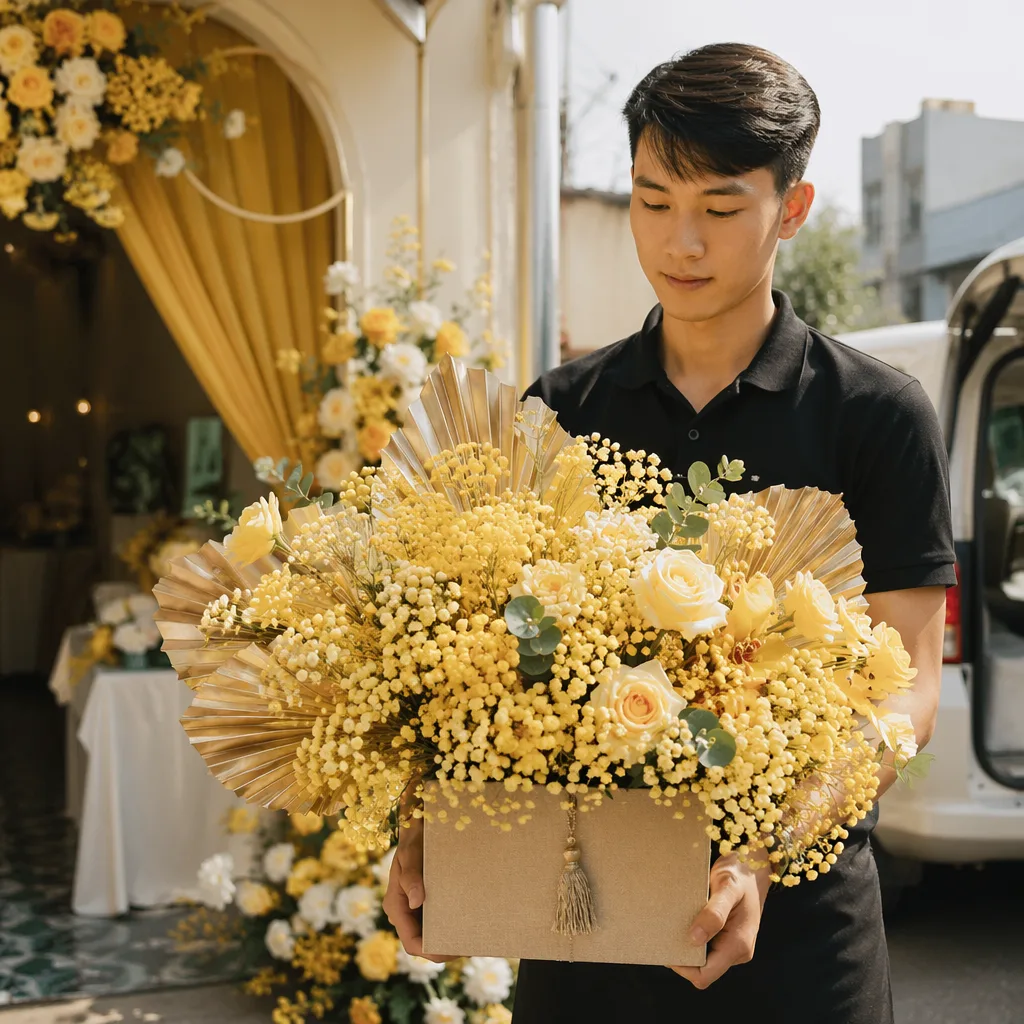 Hoa baby vàng: trang trí quý ấm, bền 5-7 ngày - hình 2