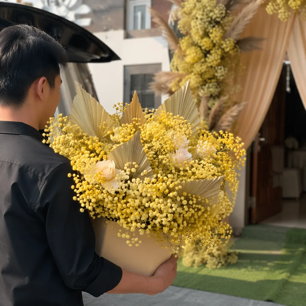 Hoa baby vàng: trang trí quý ấm, bền 5-7 ngày - hình 4