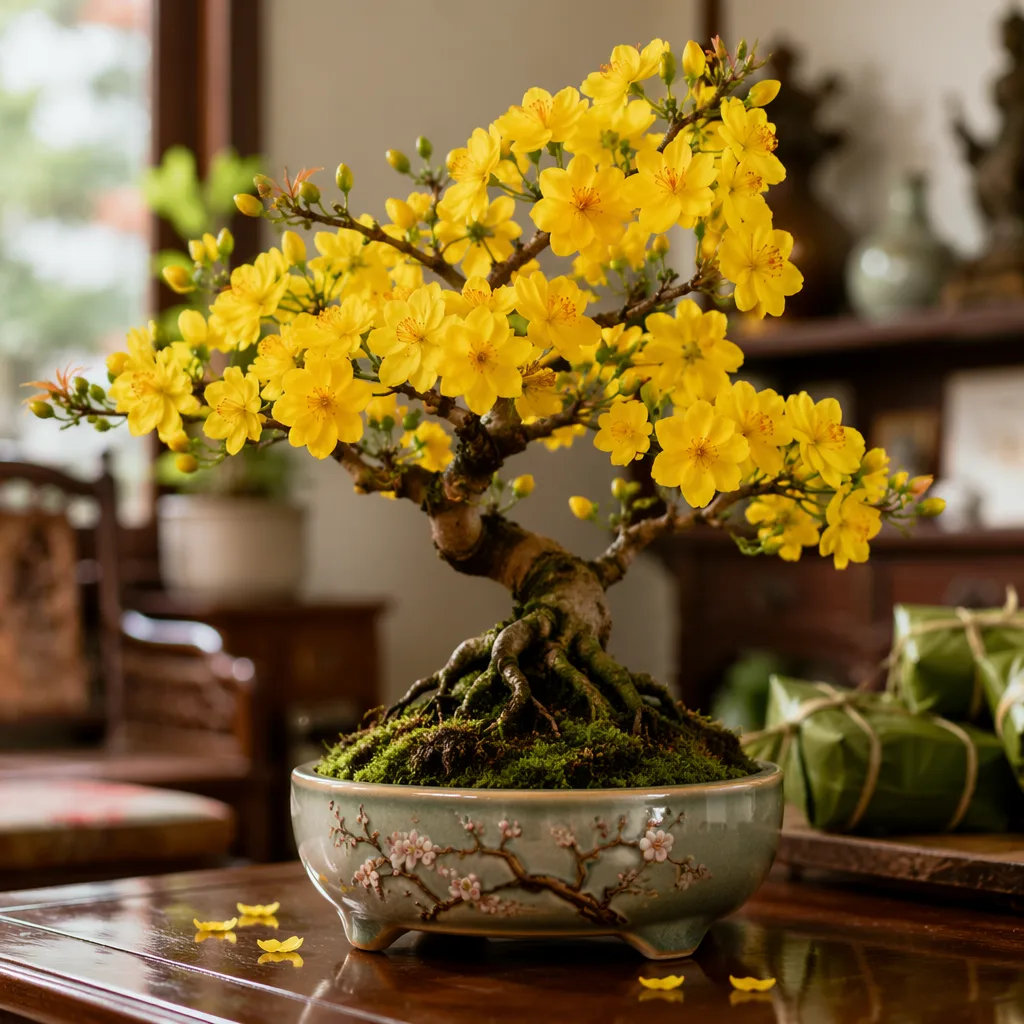Bonsai mini Tết Đà Nẵng: mẫu dễ chăm cho người mới - hình 3