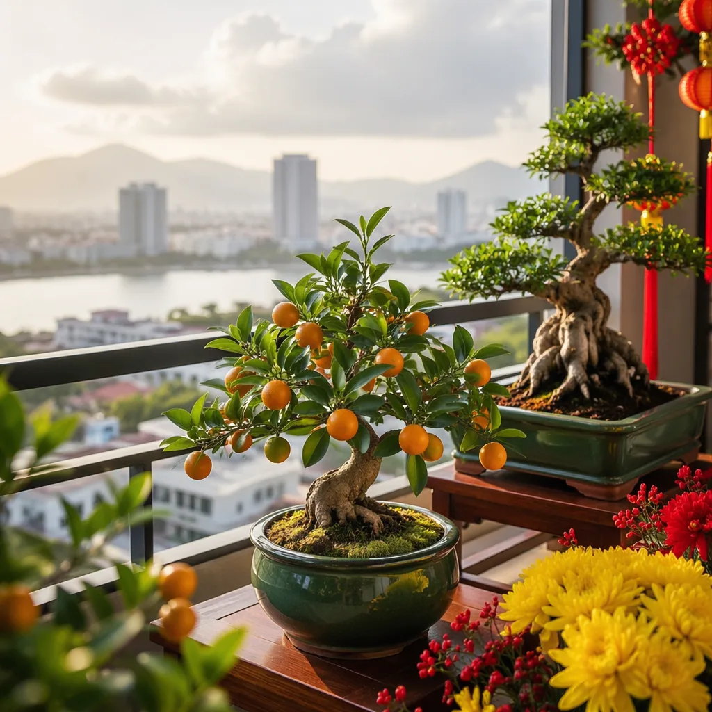 Bonsai mini Tết Đà Nẵng: mẫu dễ chăm cho người mới - hình 4
