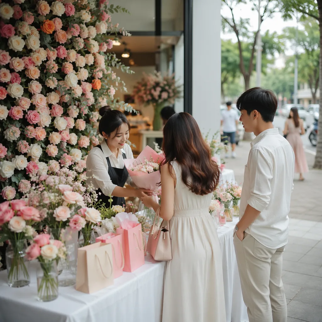 Hoa booth roadshow Đà Nẵng cho cuối tuần hút khách walk-in - hình 2
