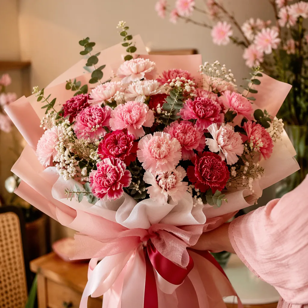 Hoa cẩm chướng tặng mẹ: ý nghĩa theo màu dịp Mother’s Day