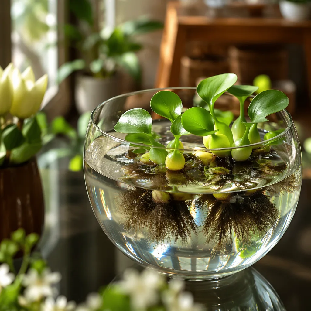 Lục bình mini bể cá: đẹp nhẹ, dễ trồng, dễ phối - hình 1