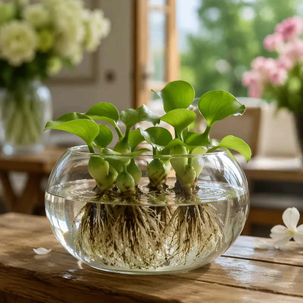 Lục bình mini bể cá: đẹp nhẹ, dễ trồng, dễ phối - hình 3