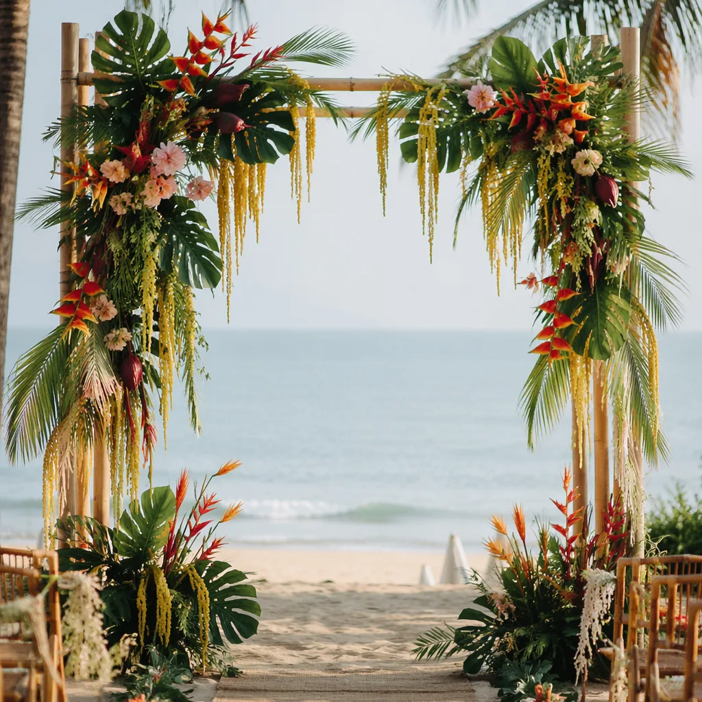 Hoa style tropical Đà Nẵng cho khách Tây tại An Bằng - hình 1