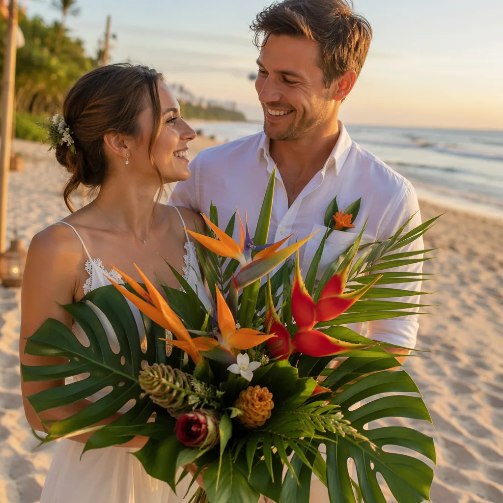 Hoa style tropical Đà Nẵng cho khách Tây tại An Bằng