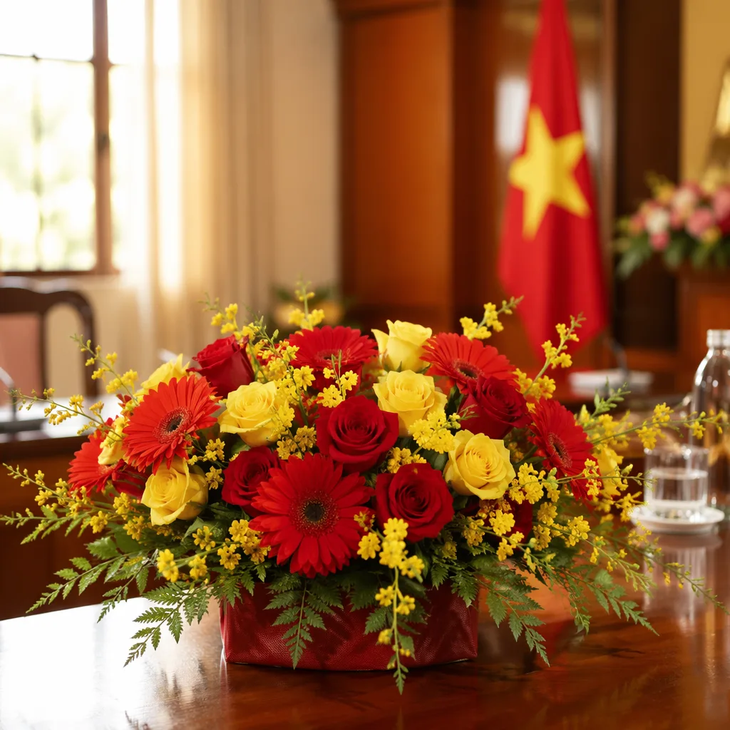 Hoa Quốc khánh 2/9 cho cơ quan, trường học 2026 - hình 2