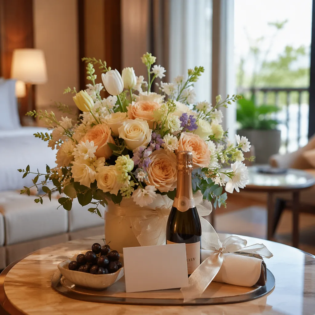 Hoa welcome amenity Furama: mẫu VIP cao cấp tại Đà Nẵng