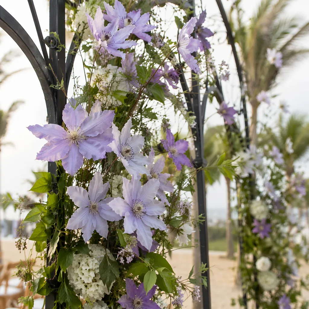 Clematis Đà Nẵng cho cổng cưới ngoài trời 2026 - hình 1