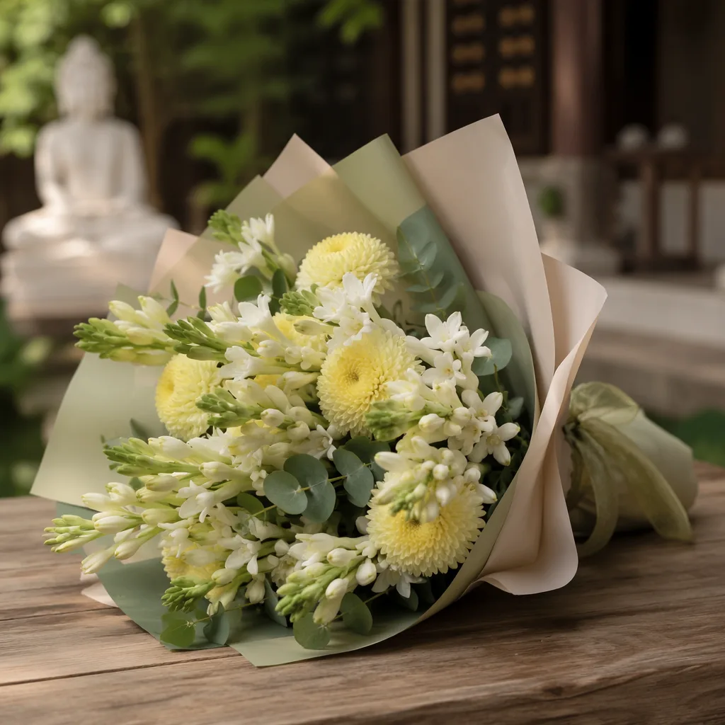 Hoa cưới chùa Linh Ứng: truyền thống vs hiện đại - hình 2