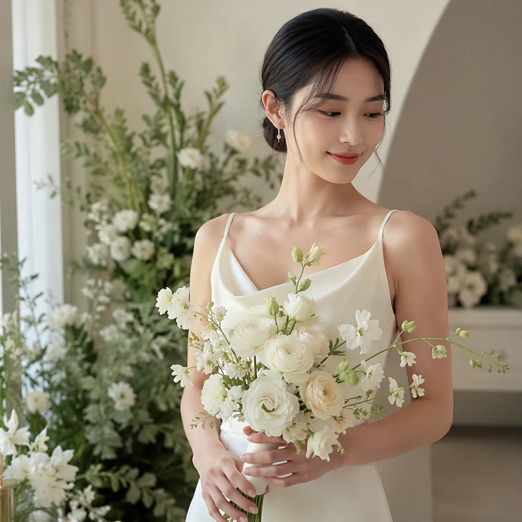 Hoa cưới Hàn Quốc Minimalist 2026: ít nhưng tinh - hình 2