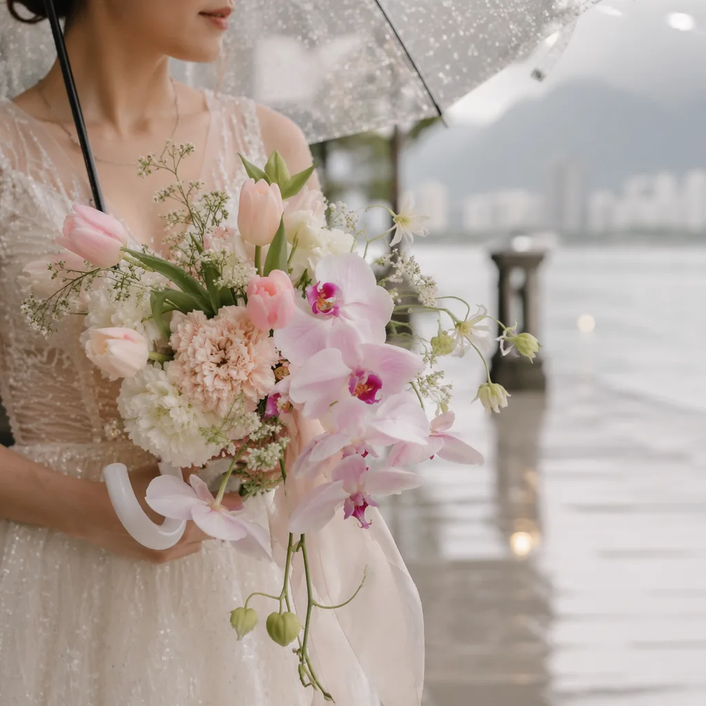 Hoa cưới mùa mưa Đà Nẵng: 9-12 loại hoa bền nước - hình 3