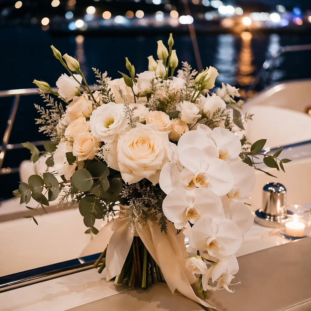 Hoa cưới yacht club: sang trọng biển cửa Hàn - hình 1