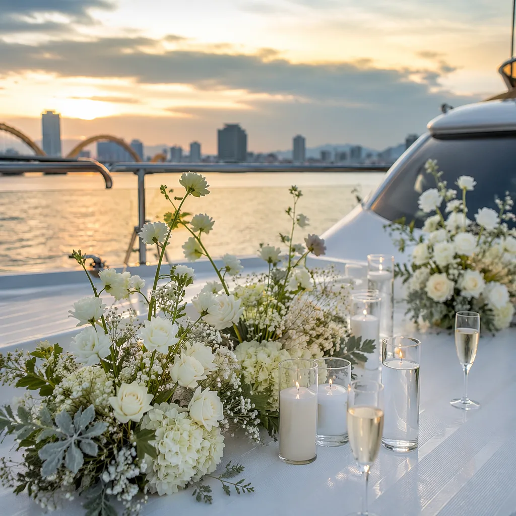 Hoa cưới yacht club: sang trọng biển cửa Hàn - hình 2