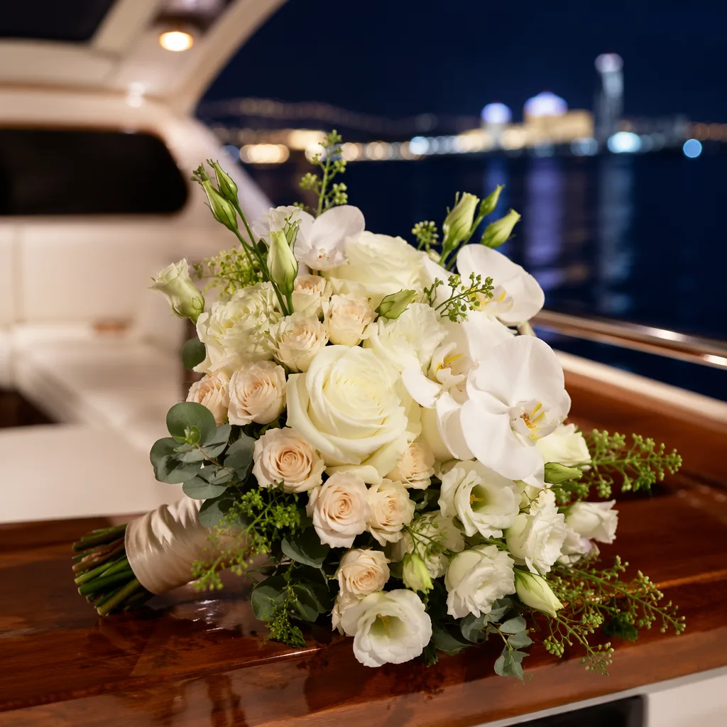Hoa cưới yacht club: sang trọng biển cửa Hàn - hình 3
