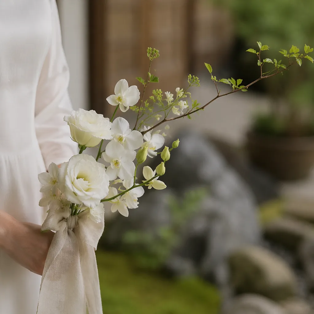 Hoa cưới Zen Japanese Đà Nẵng: Tối giản tịnh tĩnh - hình 1