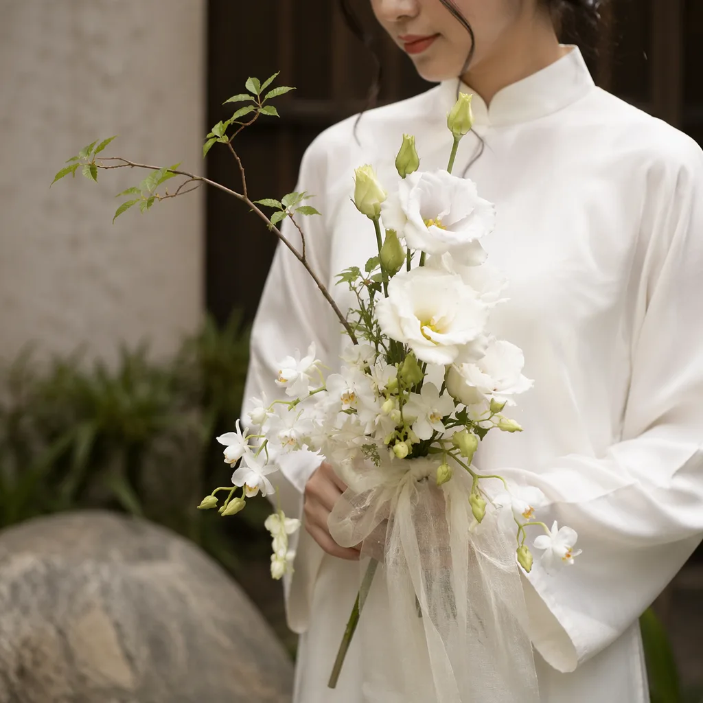 Hoa cưới Zen Japanese Đà Nẵng: Tối giản tịnh tĩnh - hình 3