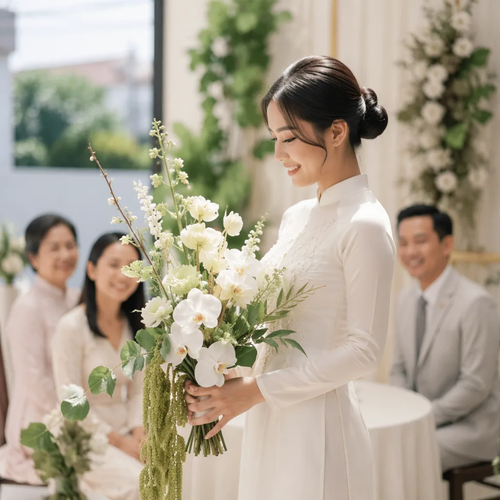 Hoa cưới Zen Japanese Đà Nẵng: Tối giản tịnh tĩnh - hình 4