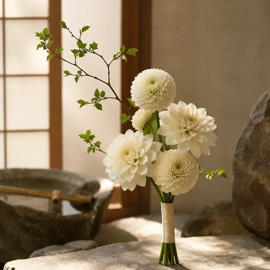 Hoa cưới Zen Japanese Đà Nẵng: Tối giản tịnh tĩnh