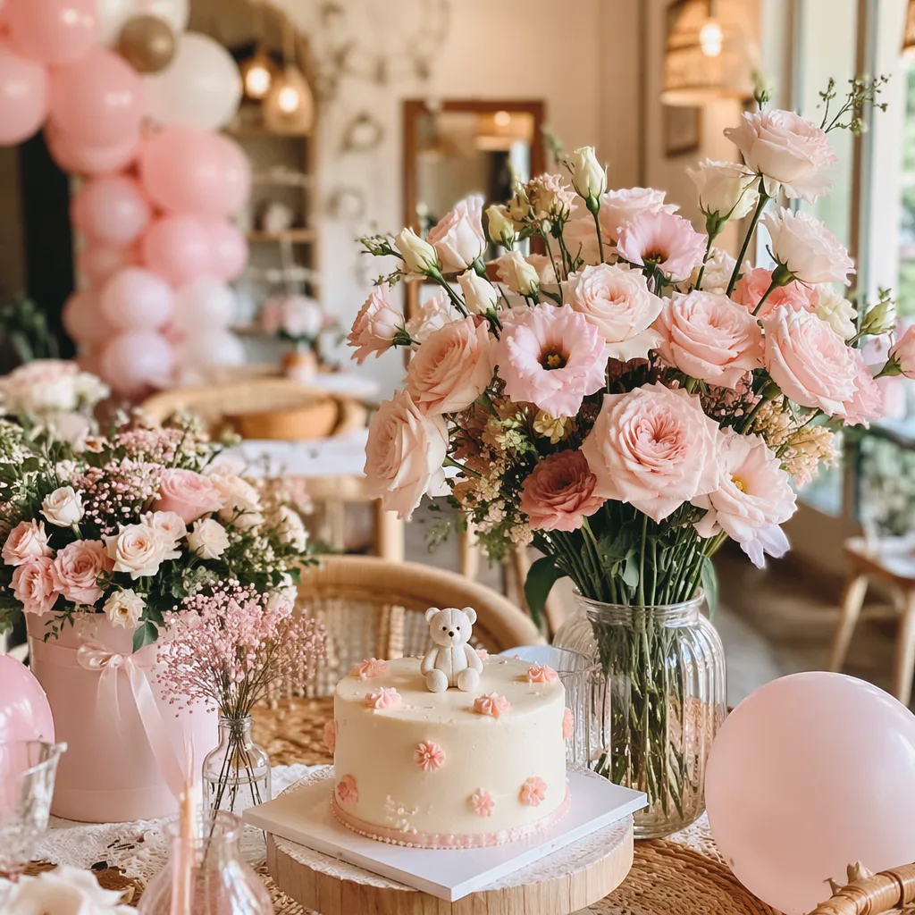 Baby shower hoa Đà Nẵng cho tiệc trước sinh 2026 - hình 2
