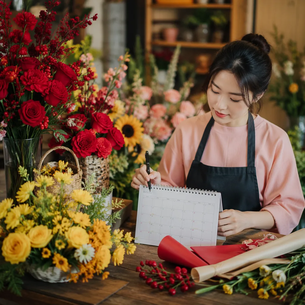Đặt hoa trước bao lâu lễ Tết cao điểm 2026 ở Đà Nẵng?