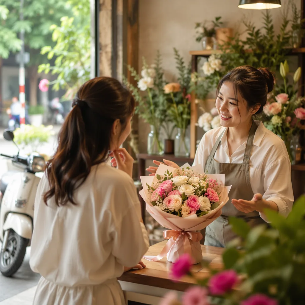 Phí ship hoa Đà Nẵng: flat rate hay theo khoảng cách?