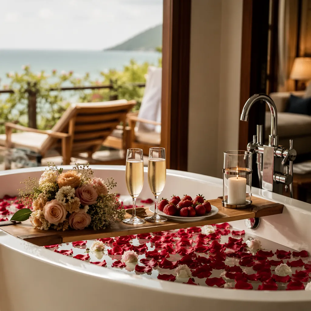 Honeymoon Đà Nẵng hoa decor resort tuần trăng mật 2026 - hình 2
