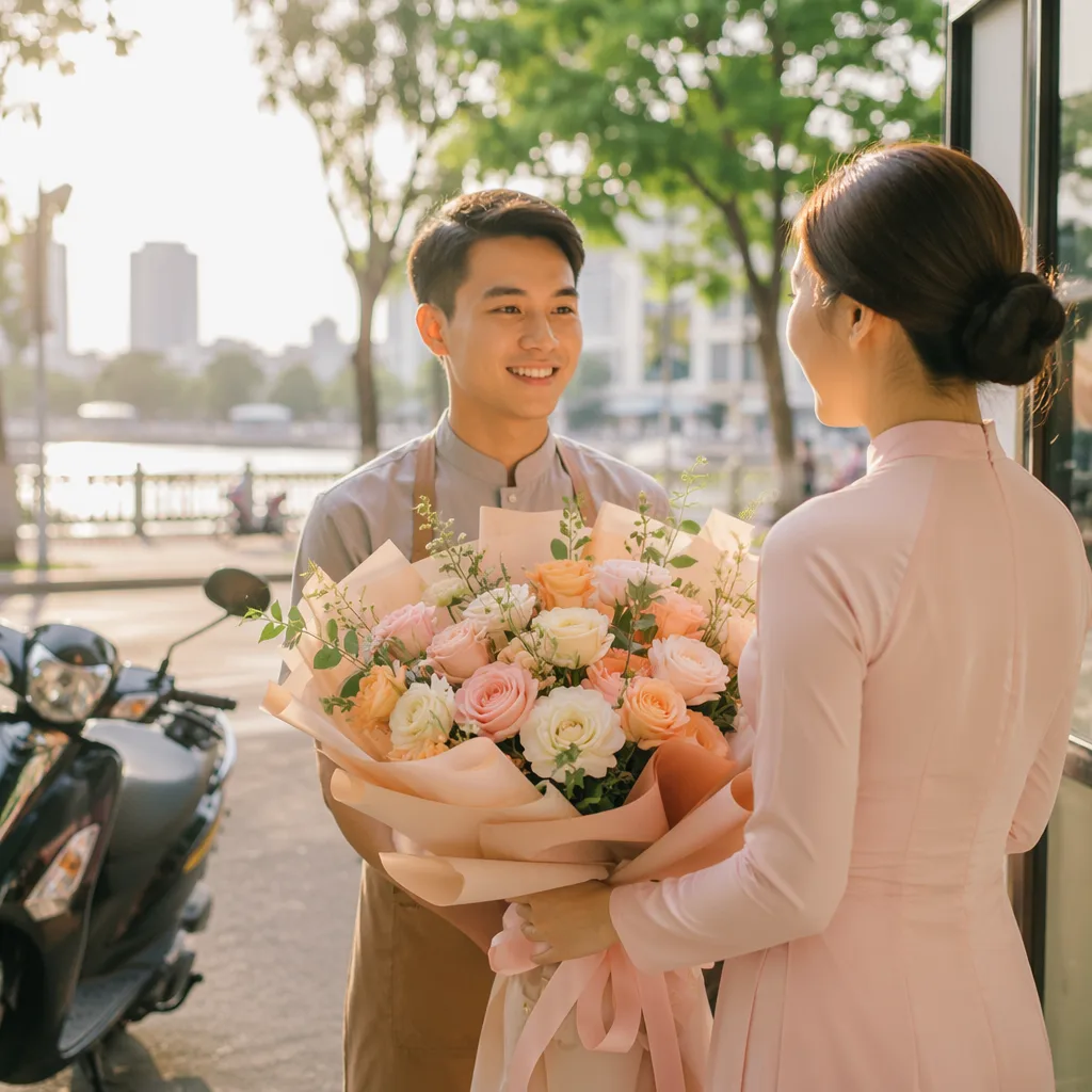 Shop hoa Đà Nẵng Shopee: mua trên sàn sao cho uy tín - hình 1
