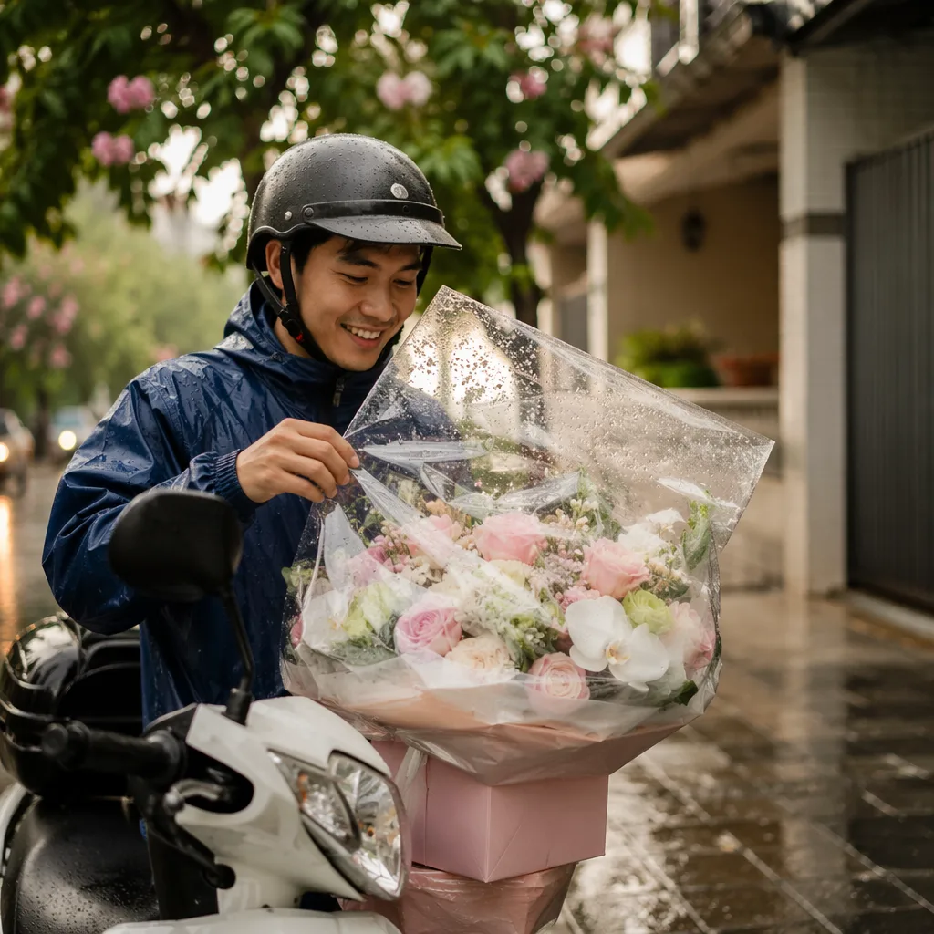 Shop hoa mùa mưa bão Đà Nẵng giữ uy tín ra sao 2026 - hình 2