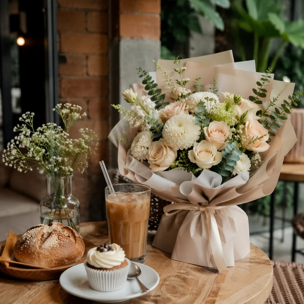 Hoa ngày cà phê quốc tế 1/10: gợi ý combo tinh tế - hình 2