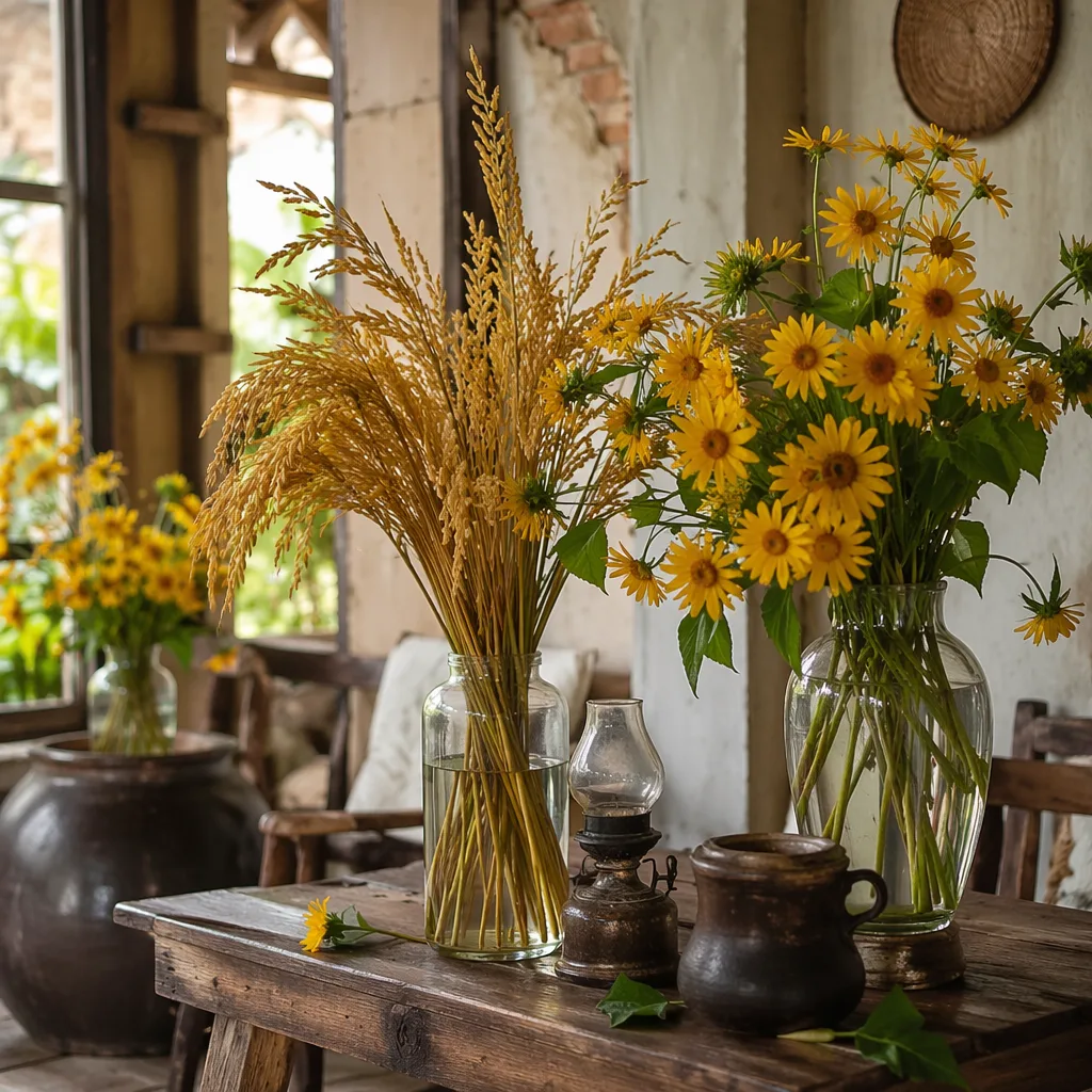 Hoa dã quỳ Đà Nẵng trang trí cafe, homestay mùa thu - hình 4
