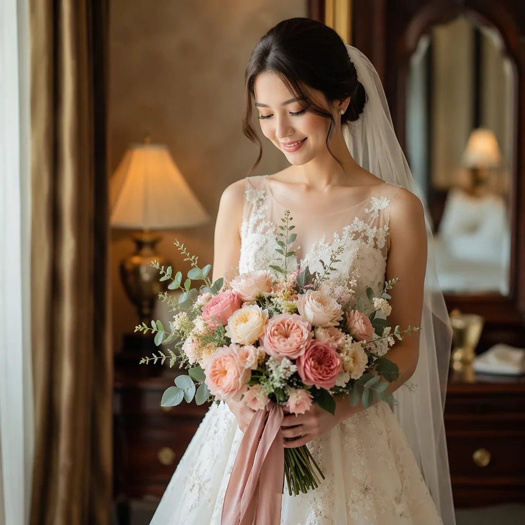 Hồng David Austin vintage cho cô dâu yêu cổ điển - hình 4