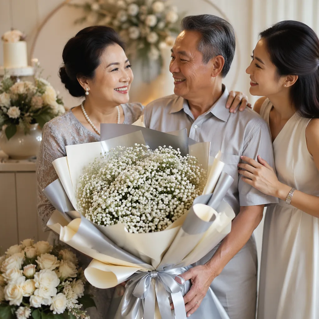 Hoa kỷ niệm cưới vàng bạc Đà Nẵng 2026 - hình 1