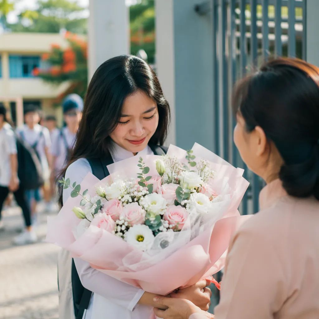 Hoa nhập học tân sinh viên Đại học Đà Nẵng tháng 9/2026 - hình 2
