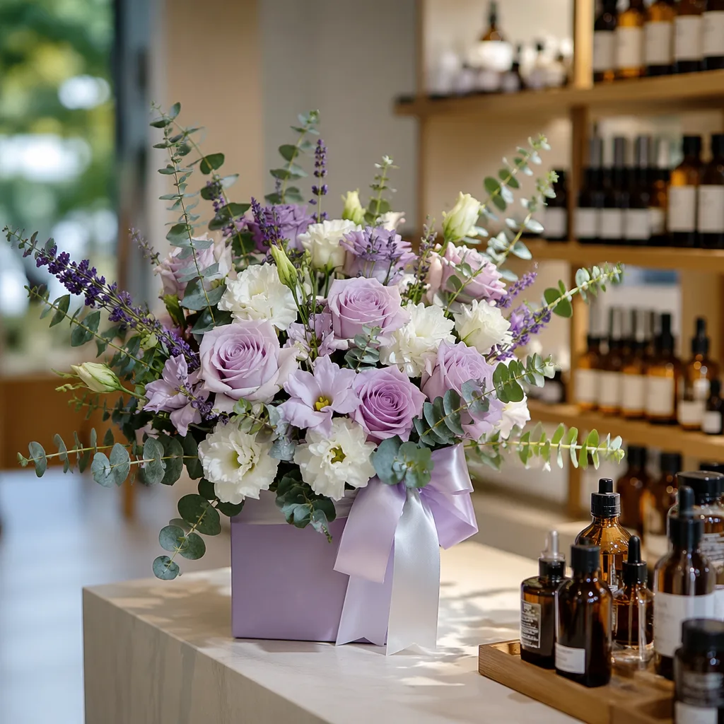 Hoa aromatherapy khai trương cho shop tinh dầu Đà Nẵng - hình 1