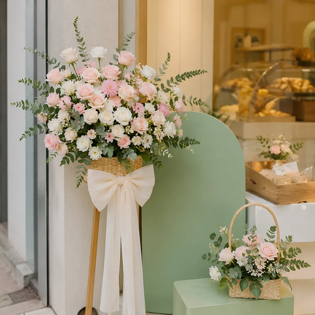Hoa bakery vegan khai trương: decor eco pastel Đà Nẵng - hình 2
